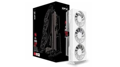 XFX Swift AMD Radeon RX 9060 XT OC White Triple Fan Gaming Edition 16GB RX 9060XT RX-96TS316W7 - Image 1