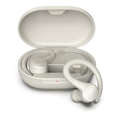 JLab Go Sport+ Wireless Workout Earbuds Featuring C3 Clear Calling, Secure Earhook Sport Design, 35+ Hour Bluetooth Playtime, and 3 EQ Sound Settings (Sand) - Image 1