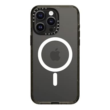 CASETiFY Impact iPhone 15 Pro Max Case [4X Military Grade Drop Tested / 8.2ft Drop Protection/Compatible with Magsafe] - Clear Black - Image 4