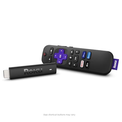 Roku Streaming Stick 4K - HDR & D. Vision Roku Streaming Device for TV with Voice Remote & Long-Range Wi-Fi - Free & Live TV (Renewed) - Image 1