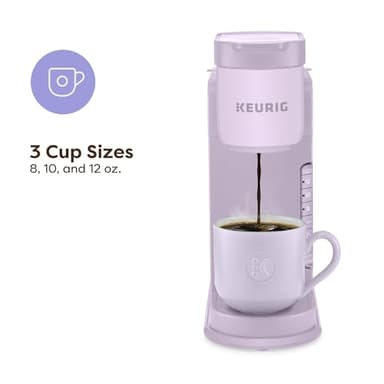 Keurig K-Express Single Serve K-Cup Pod Coffee Maker, 3 Brew Sizes, Strong Button Feature, 42oz Removable Reservoir, Lavender - Image 3