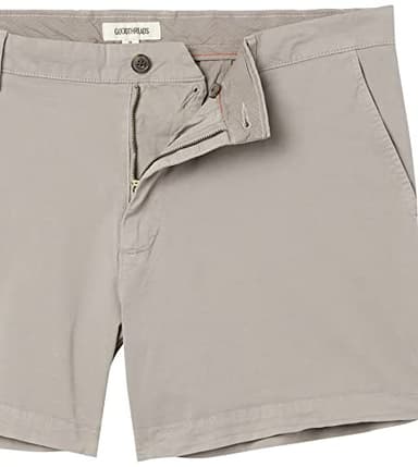 Amazon Essentials Men's Slim-Fit 5" Flat-Front Comfort Stretch Chino Short (Previously Goodthreads), Light Grey, 28 - Image 6