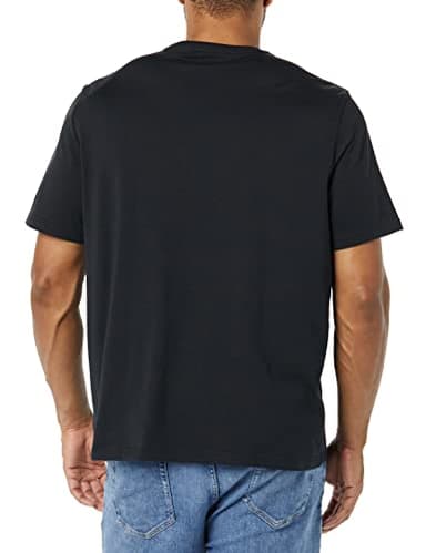 Amazon Essentials Mens T-Shirts, Regular-Fit, Short-Sleeve Crewneck Pocket, Pack of 2, Black, 4X-Large Big Tall - Image 3