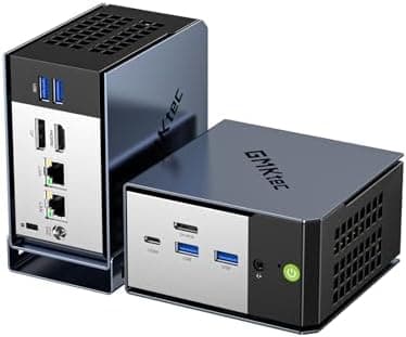 GMKtec AI Mini PC AMD Ryzen AI 9 HX-370(5.1GHz | 80 Tops | Radeon 890M) 32GB 1TB SSD Mini Gaming Computers Oculink/USB 4.0 /Triple Screen 8K Display/WiFi 6/ EVO-X1 - Image 3