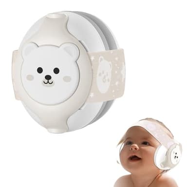YomauiYee Baby Earmuffs-25dB NRR Baby Noise Cancelling Headphones with Adjustable Headband, Infant Ear Protection for Babies 0-36 Months,Travel Essentials for Airplane/Improves Sleep/Outdoor - Image 1
