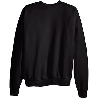 Hanes Men's EcoSmart Sweatshirt, Black, 2XL - Image 5