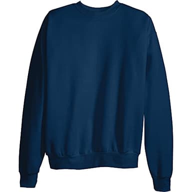 Hanes Men's EcoSmart Sweatshirt, Navy, 4XL - Image 5