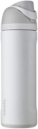 Owala FreeSip Insulated Stainless Steel Water Bottle with Straw, BPA-Free Sports Water Bottle, Great for Travel, 24 Oz, Shy Marshmallow - Image 3
