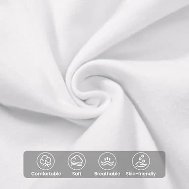 SOLOYEE Baby Boy Clothes Suit Newborn Infant Christening Baptism Outfit Shirt+Bowtie+Vest+Corsage+Suspender+Pants Gentleman Wedding Outfits 6Pcs Set (12-18 Months, White) - Image 6