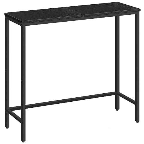 HOOBRO Narrow Console Table, 29.5" Small Entryway Table, Thin Sofa Table, Side Table, Display Table, for Hallway, Bedroom, Living Room, Foyer, Black BK75XG01 - Image 1