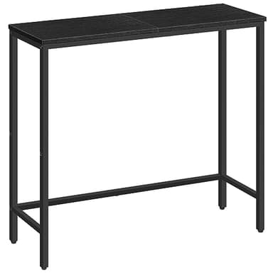 HOOBRO Narrow Console Table, 29.5" Small Entryway Table, Thin Sofa Table, Side Table, Display Table, for Hallway, Bedroom, Living Room, Foyer, Black BK75XG01 - Image 1