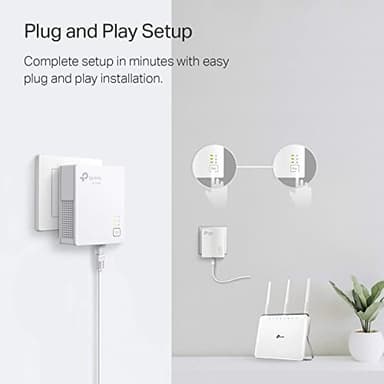 TP-Link AV1000 Powerline Ethernet Adapter - Nano Size, Gigabit Port, PlugPair&Play, Ethernet Over Power, Power Saving Mode, Network Adapter, 𝐀𝐝𝐝-𝐨𝐧 𝐔𝐧𝐢𝐭 (TL-PA7017) - Image 2