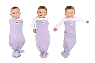The Ollie Swaddle – Adjustable Baby Swaddle for Newborns | Pediatrician-Approved for Safe Sleep | Easy Closure | Arms-Out | Lightweight, Machine-Washable | Easy Diaper Access - Image 1