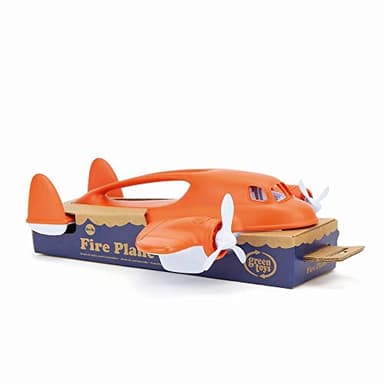 Green Toys Fire Plane - Pretend Play, Motor Skills, Kids Bath Toy Vehicle. No BPA, phthalates, PVC. Dishwasher Safe, Recycled Plastic, Made in USA. - Image 11