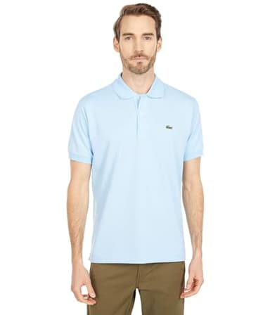 Lacoste Men's Classic Fit Original L.12.12 Polo, Overview Blue, Large - Image 1