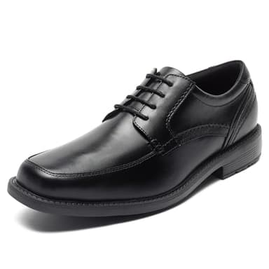 Rockport mens Style Leader 2 Apron Toe oxfords shoes, Black, 10.5 US - Image 1