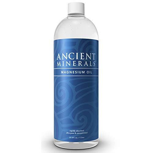 Ancient Minerals Magnesium Oil Refill Bottle, high Concentration Topical Genuine Zechstein Magnesium Chloride Topical Magnesium (33oz) - Image 1