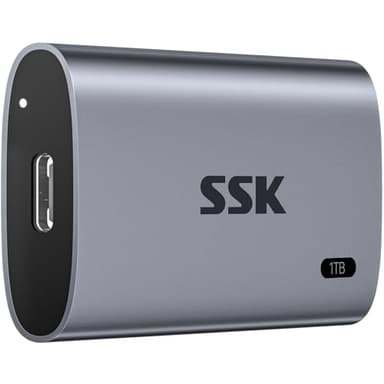 SSK 1TB SSD External Hard Drive, Portable SSD Up to 550MB/s Fast Solid State Drives, External Drive USB 3.2 Gen2 for iPhone 15/Pro, Windows, Mac, Android with LED Light, Trim, Smart Supported - Image 8