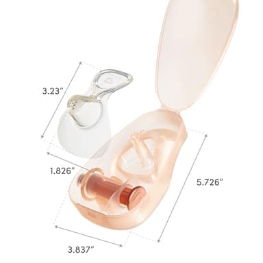 Munchkin® Flow Nipple Shield + with See-Thru Channel to Watch Milk Flow - Nurse Confidently and Meet Your Breastfeeding Goals, Silicone - 24mm - Image 10