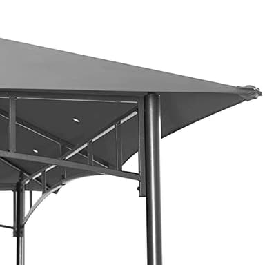 ABCCANOPY Gazebos for Patios 10x12 - Outdoor Steel Frame Gazebo for Lawn Backyard Garden Deck (Dark Gray) - Image 8