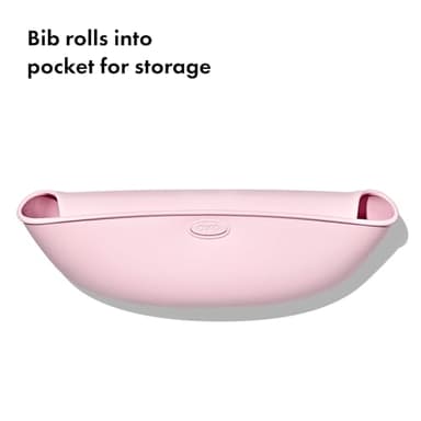 OXO Tot Sleeved Roll Up Bib - Blossom - Image 3