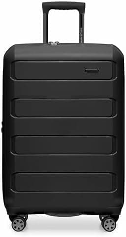 Traveler's Choice Pagosa Indestructible Hardshell Expandable Spinner Luggage, Black, 26-Inch Medium - Image 4