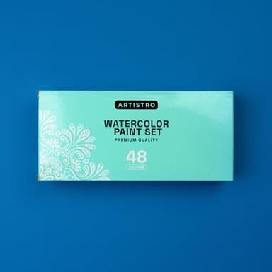 ARTISTRO Watercolor Paint Set Portable, Palette Set with Metallic Colors for Workbooks - Mini Travel Painting Kit for Artists, Professionals, Adults, Kids, Girls&Boys - Art Supplies, Christmas Gift - Image 8