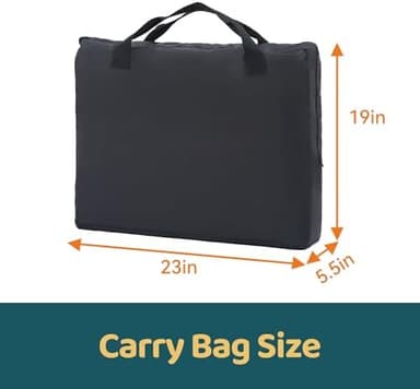 Pamo Babe Travel Crib Lightweight Baby Playard with Mattress Compact Play Yard with Detachable Legs - Image 5