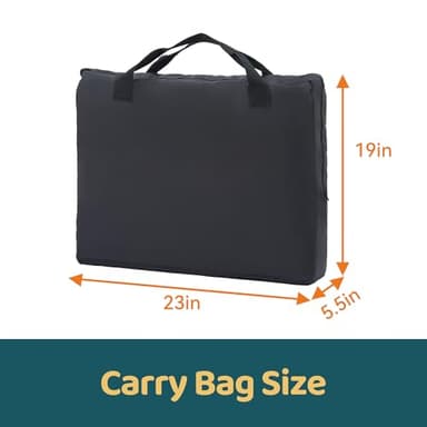 Pamo Babe Travel Crib Lightweight Baby Playard with Mattress Compact Play Yard with Detachable Legs - Image 3