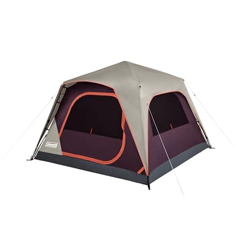 Coleman Skylodge Instant Tent with Rainfly, 4/6/8 Person Family Tent Sets Up in a Minute, Includes Pre-Attached Poles & Carry Bag - Image 1