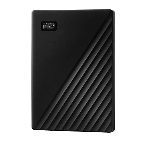 WD 2TB My Passport, Portable External Hard Drive, Black, backup software with defense against ransomware, and password protection, USB 3.1/USB 3.0 compatible - WDBYVG0020BBK-WESN - Image 1