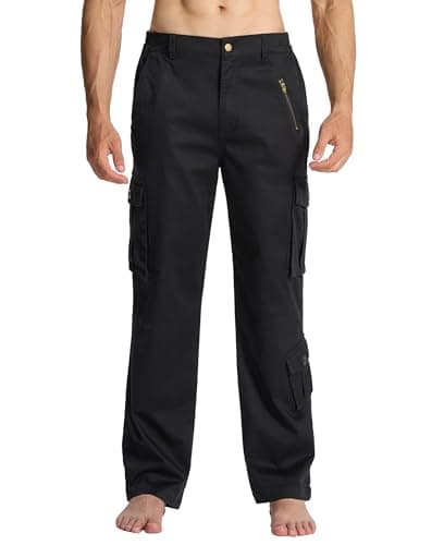 Susclude Camo Pants for Men Tactical Cargo Pants Rip Stop Elastic Stretch Military Army Work Pants with 7 Pockets - Image 1