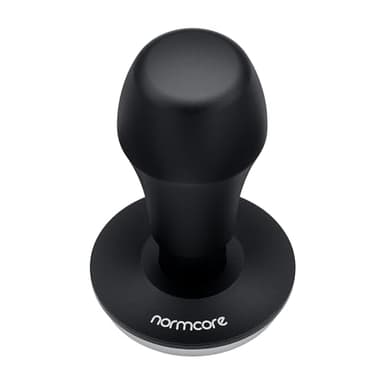Normcore 58mm Coffee Tamper V4.1 with Click Feedback, Self-Leveling Spring-Loaded Design, 304 Stainless Steel Flat Base for 58mm Espresso Portafilters, Black Anodized Aluminum Handle - Image 6