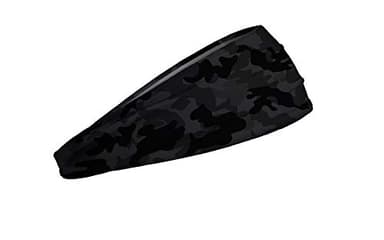 JUNK Brands Big Bang Lite Headband - Moisture-Wicking, Performance Fabric, Non-Slip, Sports Sweatband for Men & Women - One Size - Black Ops - Image 2