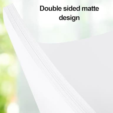 White Cardstock 8.5 x 11, 230gsm Cover Cardstock Paper, 85 Lb Heavy Card Stock for Printer, Card Stock Paper for Invitations, Scrapbooking, Crafts, Diy Cards, Decoration, Drawing (30 Sheets) - Image 6