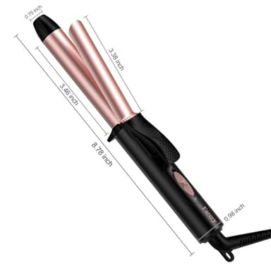 FARERY Ceramic Mini Hair Curler for Short Hair, 3/4 Inch, Dual Voltage, Travel Size with Keratin & Argan Oil Infused, Curling Iron with Storage Bag - Image 7
