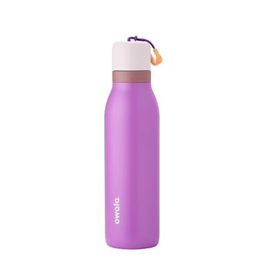 Owala FreeSip Twist Insulated Stainless Steel Water Bottle with Straw for Sports and Travel, BPA-Free, 18-oz, Purple (California Grapevine) - Image 1