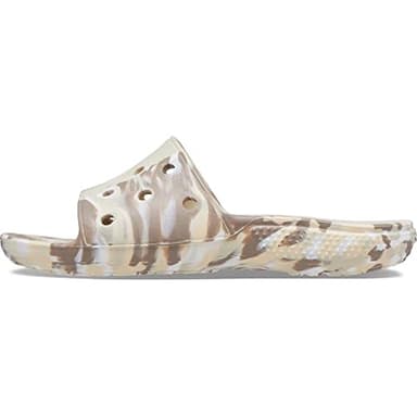 Crocs Unisex-Adult Classic Tie Dye Slides, Bone/Multi, 2 Men/4 Women - Image 2