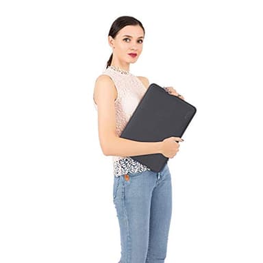 MOSISO Laptop Case 16 inch, 15-15.6 inch Laptop Sleeve Bag Compatible with MacBook Pro 16 inch, HP, Acer, Dell, Lenovo, ASUS Notebook, Neoprene Computer Sleeve Bag with Small Case, Space Gray - Image 6