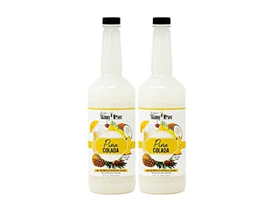 Jordan's Skinny Mixes Syrups, Pina Colada, Cocktail Mix, 32 Ounces (Pack of 2), Flavoring for Cocktails, Mocktails, Frozen Drinks, & Flavored Beverages - Image 1