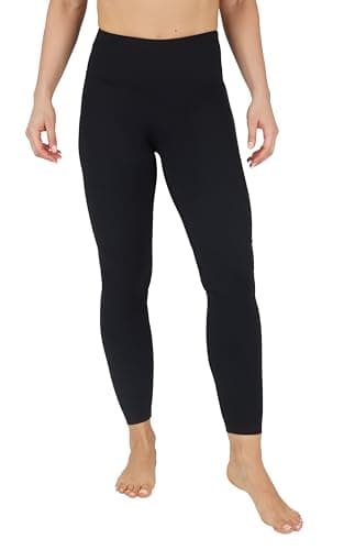 90 Degree By Reflex High Waist Power Flex Tummy Control Leggings - Black - Small - Image 3