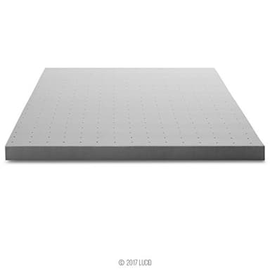 Lucid 3 Inch Ventilated Bamboo Charcoal Memory Foam Mattress Topper - Twin XL Mattress Topper - Image 8