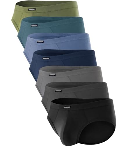 Men's Tagless Briefs Coverd Waistband Comfort Soft Underwear with Contour Pouch Breathable Underpants, Multipacks - Image 1