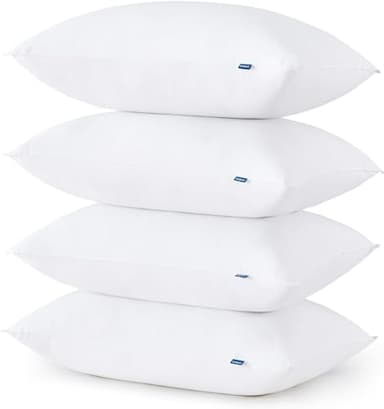 Bedsure King Size Pillows Set of 4 - King Size Bed Pillows 4 Pack for Sleeping, Soft and Supportive, Hotel Quality, Original Down Alternative Filling for Side, Back Sleepers - Image 1