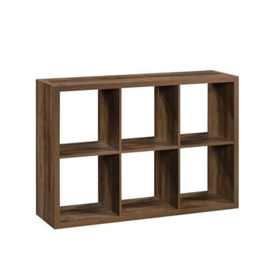 Sauder Miscellaneous Storage 6-Cube Organizer Storage Bookcase/Pantry cabinets, Rural Pine Finish - Image 11