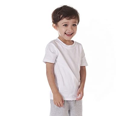 Gerber unisex baby Toddler 5-pack Solid Short Sleeve T-shirts Jersey 160 Gsm Shirt, White, 2T US - Image 4