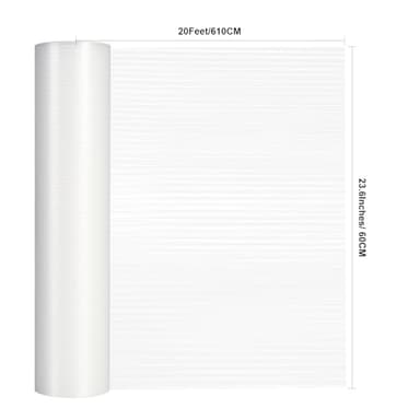 Shelf Liner, 23.6 Inches x 20 FEET Non-Slip Kitchen Cabinet Liner, Washable Oil-Proof Non-Adhesive Contact Paper for Kitchen Drawer, Cabinet, Shelves, Refrigerator, Storage, Desks, coutertops - Image 8