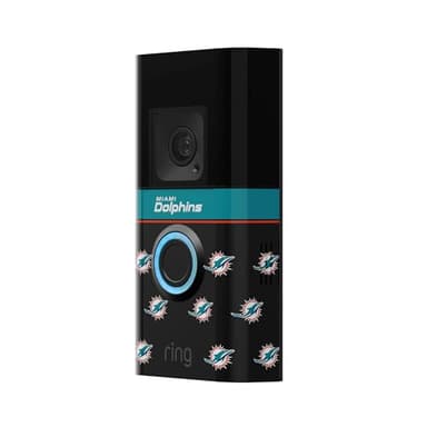 All-New Limited Edition, Official NFL Faceplate for Ring Doorbells - Video Doorbell 3, Video Doorbell 3 Plus, Video Doorbell 4, Battery Doorbell Plus, and Battery Doorbell Pro | Miami Dolphins - Image 4