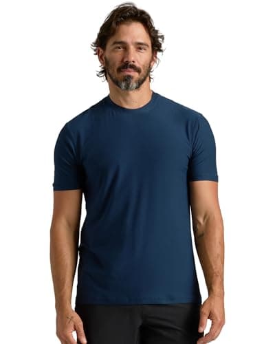 True Classic Workout Shirts for Men – Mens Shirts & Muscle Shirt for Men, Gym Shirt, Mens Tank Top and Athletic Base Layer, Quick-Dry Workout Tee, Pack of 1, Navy, 3XL - Image 1