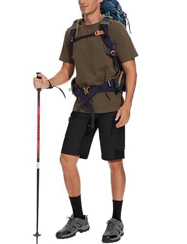 XKTTAC Men's Outdoor Quick Dry Lightweight Cargo Shorts for Hiking, Casual, Camping, Tactical, Fishing, Golf, Travel with 6 Pockets (Black, 5X-Large) - Image 6